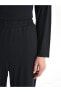 LCW Modest Beli Lastikli Düz Geniş Paça Kadın Pantolon