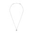 Фото #2 товара Stylish steel necklace with glittering ball Pavé DW00400655