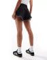 Фото #2 товара DTT flippy denim shorts in washed black