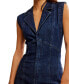 Фото #4 товара Women's Crvy Ring The Alarm Denim Jumpsuit