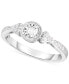 ფოტო #1 პროდუქტის Diamond Promise Ring (1/10 ct. t.w.) in Sterling Silver