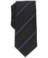 Фото #1 товара Men's Desmet Striped Slim Tie, Created for Macy's
