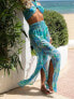 South Beach X Miss Molly beach trouser in retro flower print