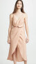 Joie 247746 Womens Tanika Wrap Dress Sleeveless Warm Blush Size Large