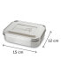 Фото #2 товара Stainless Steel Bento Lunch Box 3 Sections