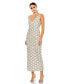 ფოტო #1 პროდუქტის Women's Fully Beaded Sleeveless Column Dress