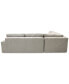 Фото #4 товара CLOSEOUT! Danyella 3-Pc. Fabric "L" Sectional, Created for Macy's