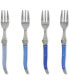 Laguiole Shades of Blue Cake Forks, Set of 4