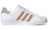 adidas originals Superstar 经典贝壳头 轻便防滑耐磨 低帮 板鞋 男女同款 白棕 / Кроссовки Adidas originals Superstar GY0013