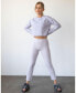 ფოტო #6 პროდუქტის Women's Go With The Flow Crop Long Sleeve Top for Women