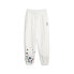 Фото #1 товара Puma Floral Sweatpants X Liberty Womens White Casual Athletic Bottoms 62221065