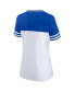 ფოტო #2 პროდუქტის Women's White, Royal Kentucky Wildcats Plus Size Field Game V-Neck T-shirt