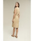 ფოტო #3 პროდუქტის Women's Belted Pencil Dress