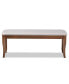 Фото #2 товара Cornelie Modern and Contemporary Transitional Fabric Upholstered Dining Bench