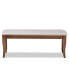 Cornelie Modern and Contemporary Transitional Fabric Upholstered Dining Bench