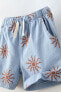 Sun print bermuda shorts