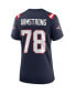 Фото #2 товара Women's Bruce Armstrong Navy New England Patriots Game Retired Player Jersey