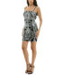 ფოტო #3 პროდუქტის Juniors' Tie-Back Sequin Mini Dress