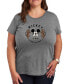 Air Waves Trendy Plus Size Disney New Year Graphic T-shirt