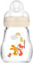 Babyflasche aus Glas Feel Good matt, creme, von Geburt an, 170 ml, 1 St