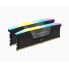 RAM -Speicher - Corsair - Rache RGB DDR5 - 32 GB 2x16 GB DIMM - 5600 MHz - 1,25 V - Schwarz (CMH32GX5M2B5600C36K)