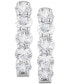 ფოტო #5 პროდუქტის Lab Grown Diamond In & Out Hoop Earrings (5 ct. t.w.) in 14k White, Yellow or Rose Gold