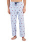 ფოტო #2 პროდუქტის Men's Regular-Fit Crab-Print Pajama Pants, Created for Macy's