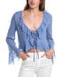 Фото #1 товара Lucy Paris Soleil Ruffle Top Women's