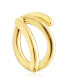 Фото #1 товара Vermeil Open Gold Plated Ring 51591550