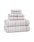 Фото #4 товара Urbane Stripe Cotton Hand Towel, 18" x 28"