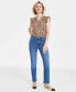 Фото #2 товара Women's High Rise Straight-Leg Jeans, Regular and Short Lengths, Created for Macy's
