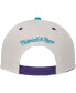 Men's Cream Charlotte Hornets Hardwood Classics Pop Snapback Hat