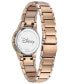 ფოტო #4 პროდუქტის Mickey Mouse Diamond-Accent Rose Gold-Tone Bracelet Watch 29.5mm