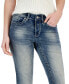 Фото #7 товара Juniors' Mid-Rise Embellished-Pocket Jeans