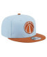 Фото #2 товара Men's Light Blue/Brown Washington Wizards 2-Tone Color Pack 9Fifty Snapback Hat