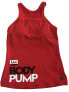 Reebok LM Les Mills Women Body Pump Tank Red SpeedWick Padded Cup Size XS