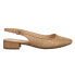 Фото #1 товара Easy Spirit Cassius Pointed Toe Sling Back Pumps Womens Brown Dress Casual E-CAS