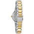 Фото #3 товара Bulova Ladies' Classic Dress 3-Hand Quartz Stainless Steel Watch Two Tone Gold