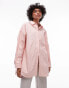 Фото #4 товара Topshop oversized shirt in dusky pink