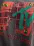 Фото #3 товара Reclaimed Vintage unisex MTV licensed t-shirt in washed charcoal