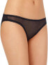 Фото #1 товара OnGossamer 289063 Intimate Apparel Mesh Low-Rise Bikini Panty, Black, Small