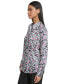 ფოტო #3 პროდუქტის Women's Printed Long-Sleeve Shirt