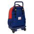 Фото #2 товара Школьный рюкзак с колесиками Atlético Madrid Синий Красный 33 X 45 X 22 cm