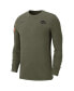 Men's Olive Iowa Hawkeyes Military-Inspired Pack Long Sleeve T-shirt