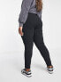 Фото #2 товара Yours tapered tailored trouser in black