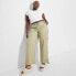 Фото #1 товара Women's Mid-Rise Wide Leg Cargo Beach Pants - Wild Fable Sage Green 4X