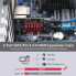 MZHOU PCI-E SATA Expansion Card, 10 Port PCI Express SATA Controller Card, 6 Gbps SATA 3.0 PCIe Card with 10 SATA Cables, ASM1166+575 Port Chip