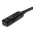 StarTech.com 5m USB 3.0 Active Extension Cable - M/F - 5 m - USB A - USB A - USB 3.2 Gen 1 (3.1 Gen 1) - Black