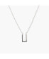 ფოტო #1 პროდუქტის Sanctuary Project by U Shaped Thin Bar Necklace Silver