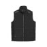 Фото #1 товара Puma Pd Reversible Padded Full Zip Vest Mens Black Casual Athletic Outerwear 621